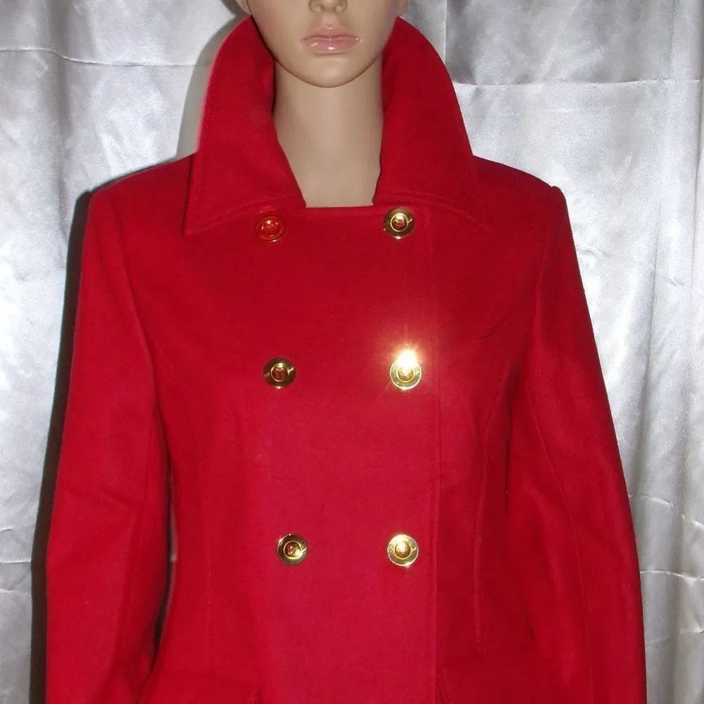 Rampage Red Peacoat sz. S NWT